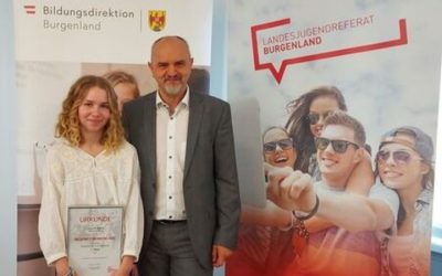 Sieg beim Jugendredewettbewerb im Burgenland