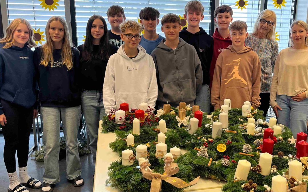 Wir gestalten unsere eigenen Adventkränze