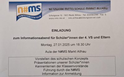 Einladung zum Präsentationsabend